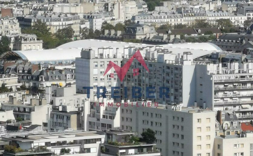 Paris 15, magnifique appartement de 126 m2 avec une vue panoramique exeptionnelle sur la ville parking privé