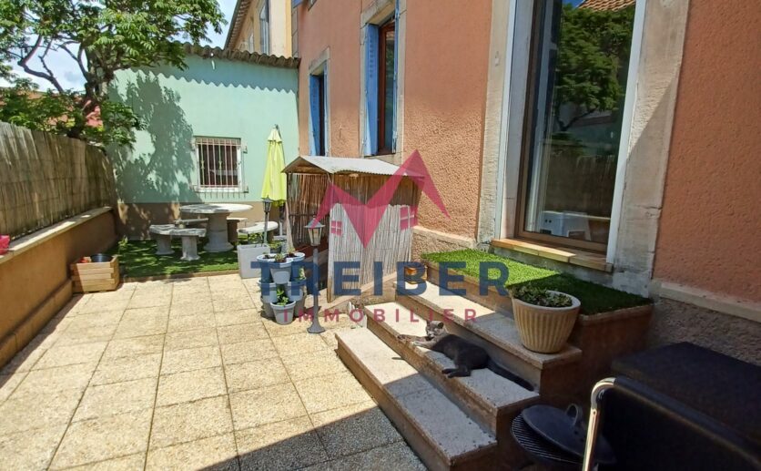 Appartement F4 Belfort en rez de jardin avec terrasse et garage
