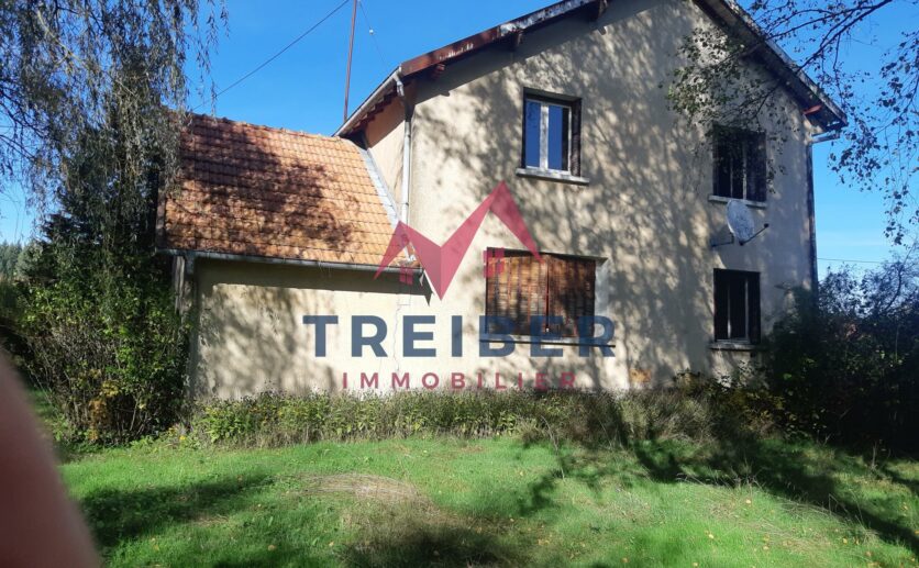 Maison avec 3 chambres sur 50 ares de terrain à 15 minutes d'Héricourt