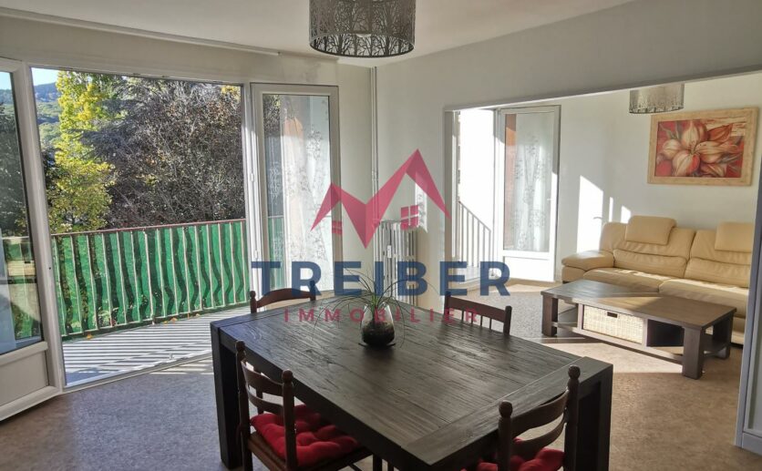 Belfort proche Cravanche : appartement T4 avec balcon garage et cave privés