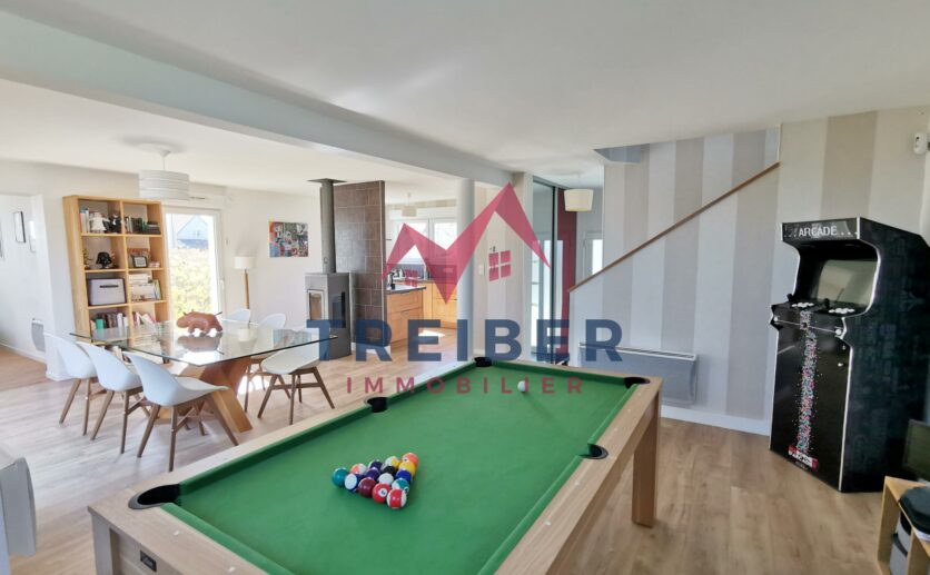 Maison 2009 à Chavannes-sur-l'Étang   4 Chambres, Terrain Privatif, Piscine Chauffée et Garage