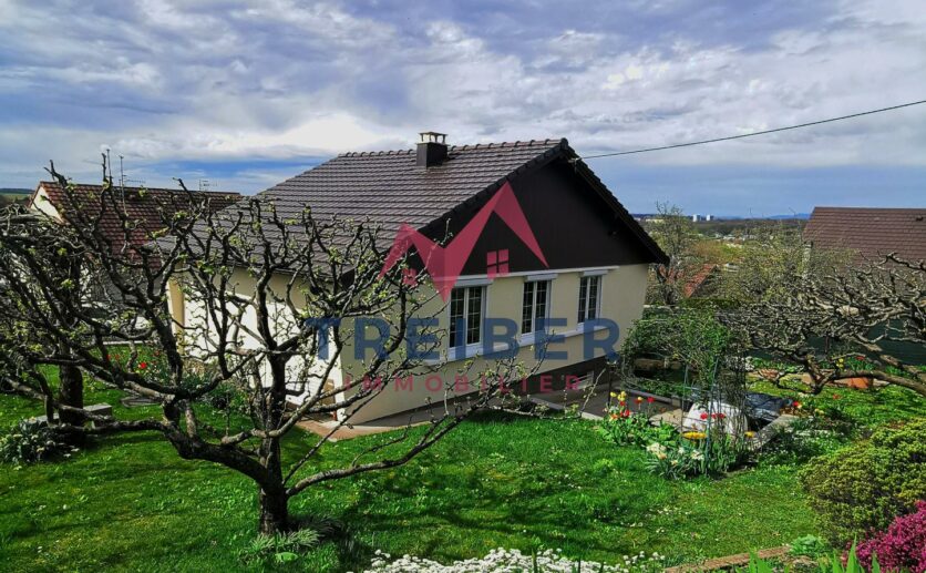 Maison Montbéliard  sur 15 ares de terrain avec sous sol et garage maison avec Treiber immobilier