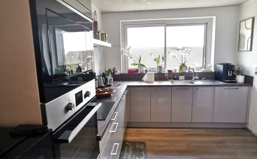 Maison Belfort de standing entièrement rénovée sur sous sol. 1190m2 de terrain avec piscine chauffée.
