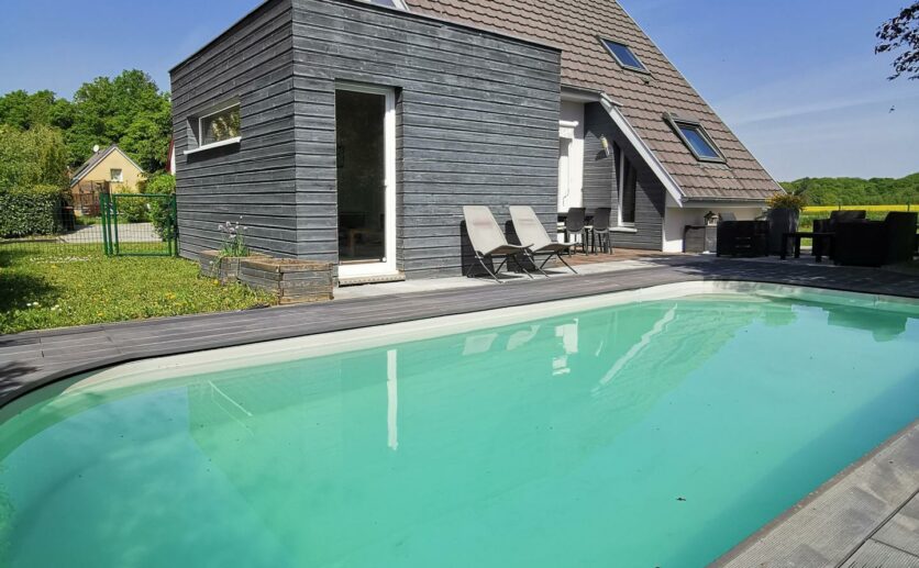 maison Dannemarie dans 68210 avec piscine chauffée sur 728 m2 avec garage au calme